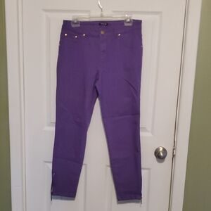IMAN Violet Denim Pants